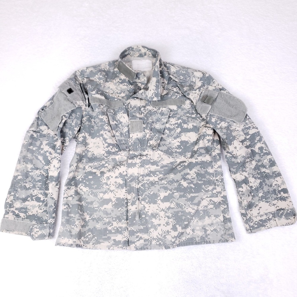 U.S. Army Combat Uniform ACU Jacket Medium Regular Digital‎ Camo Tactical Coat